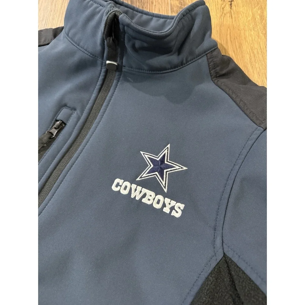 Dunbrooke‎ Dallas Cowboys Men's Jacket Medium – Dark Blue Full-Zip Logo